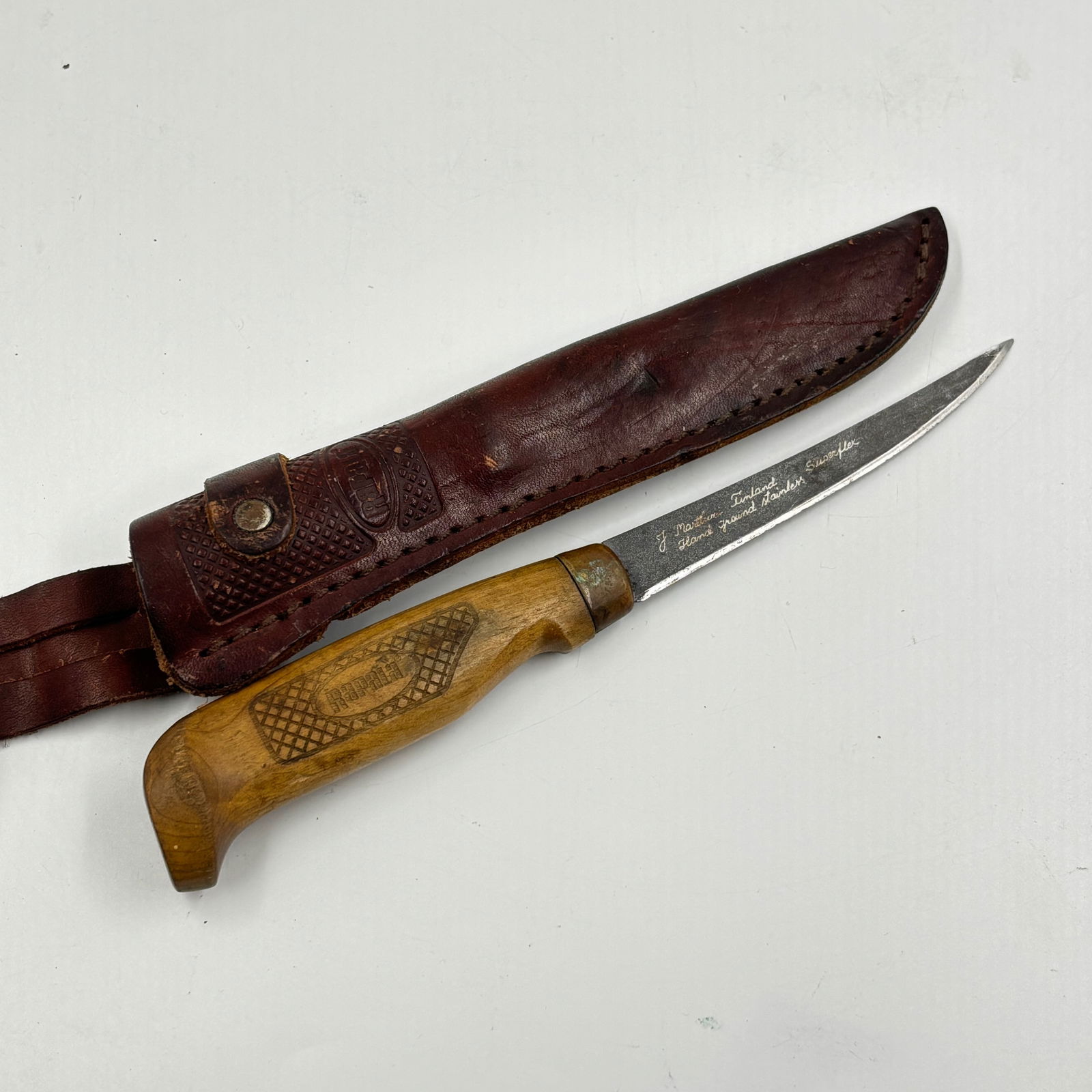 Marttiini Rapala Fillet Knife with Leather Sheath (1 of 9)
