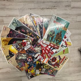 Mixed Lot of Marvel Comic Books Featuring Hawkeye, Deadpool, Conan the Barbarian & Infinity Crusade