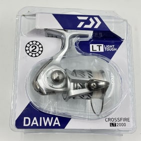 Daiwa Crossfire LT 2000 Spinning Fishing Reel, New in Package