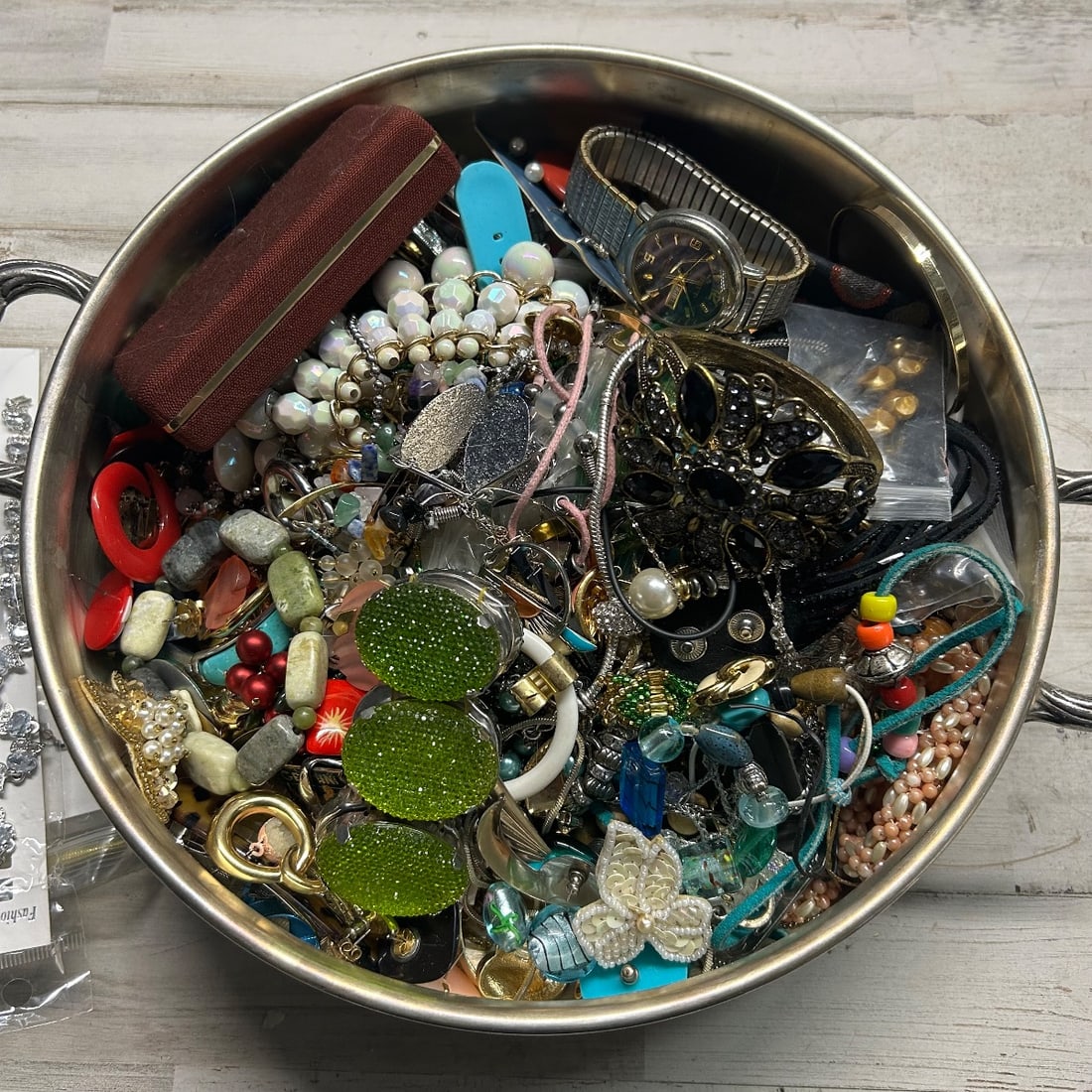 Lot of Vintage Costume Jewelry & Accessories - Anson, Watches, Bracelets (1 of 8)