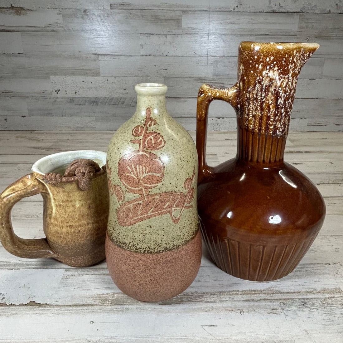 Vintage Studio Pottery Mug, Vase & Pitcher Collection - Mid Century MCM (1 of 5)