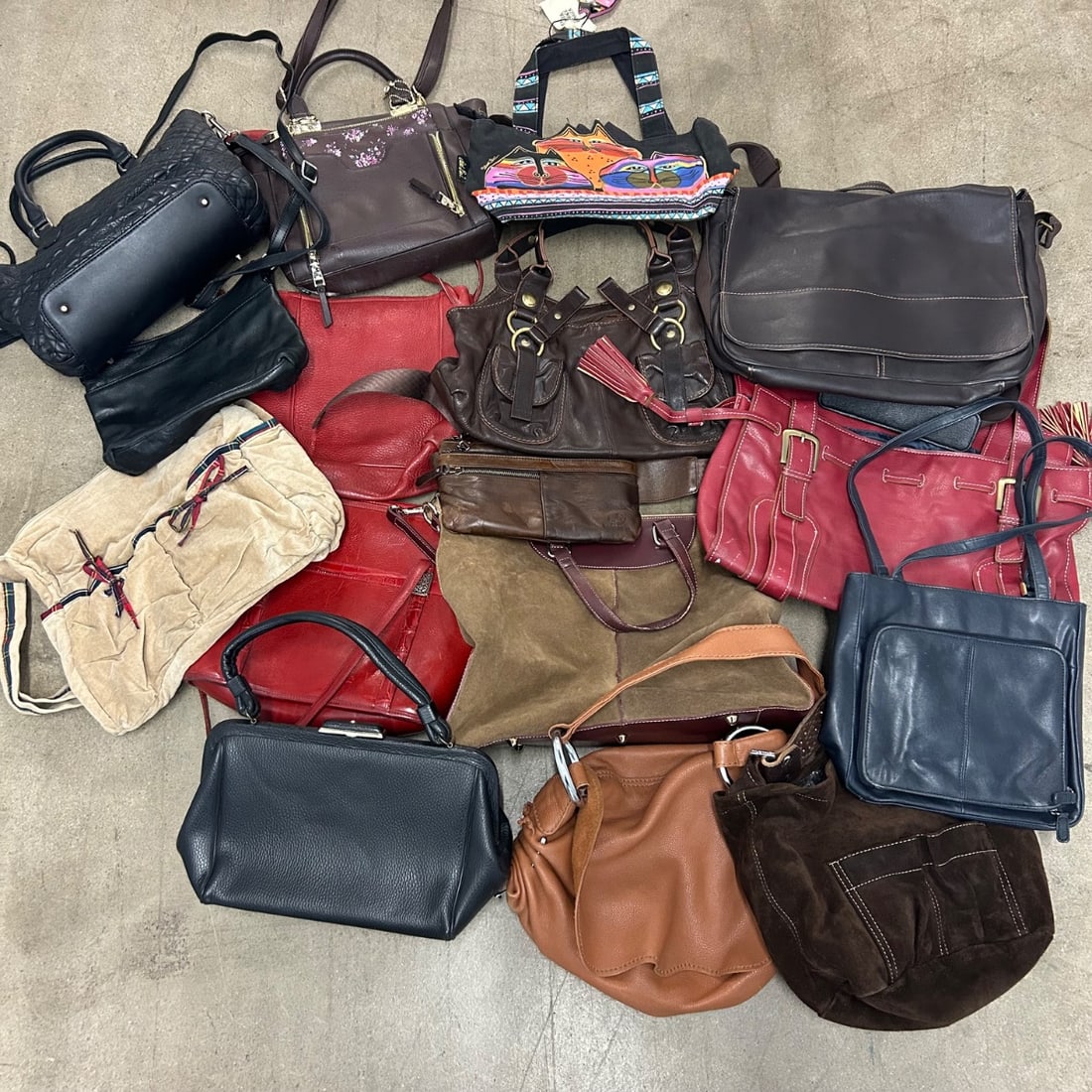 Assorted Lot of Women's Handbags & Purses - Various Styles & Materials (1 of 10)