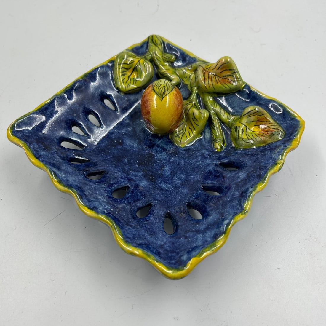Vintage Mexican Majolica Fruit Dish Bowl (1 of 7)
