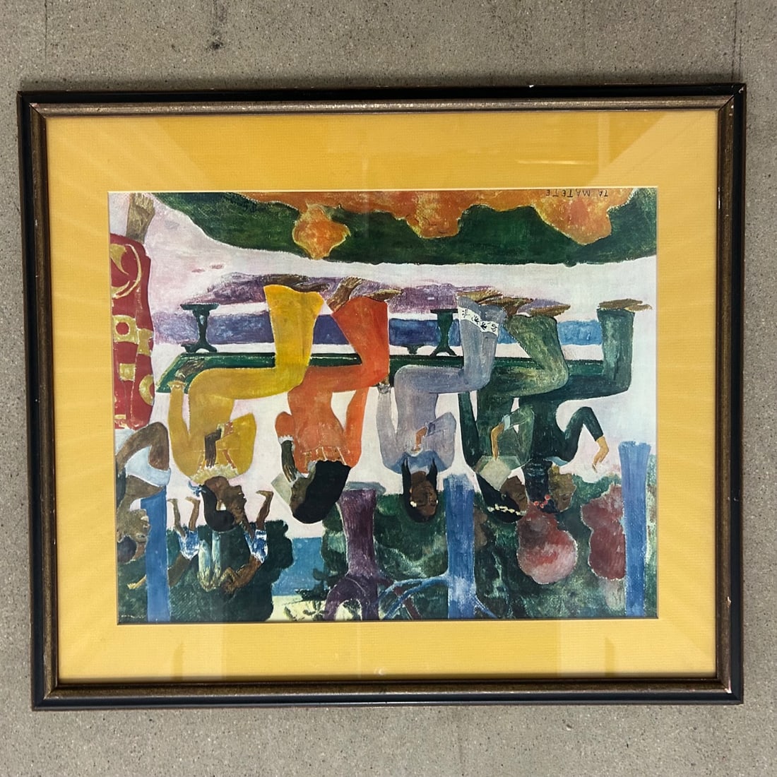 Paul Gauguin "Ta Matete" Print Post-Impressionist Style Tahitian Scene (1 of 6)