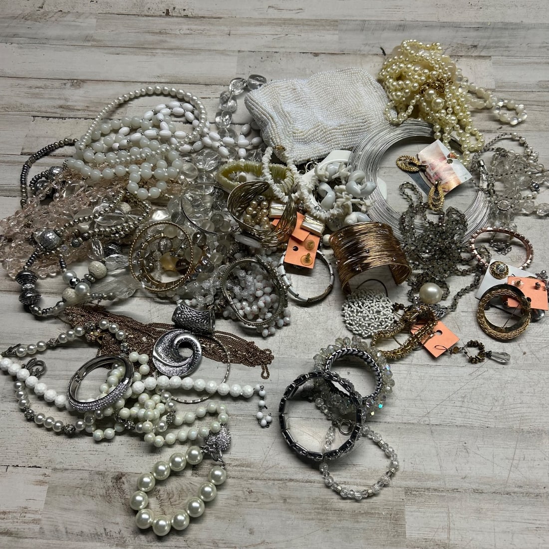 Vintage Costume Jewelry Collection - Pearls, Bracelets, Necklaces, Earrings (1 of 8)