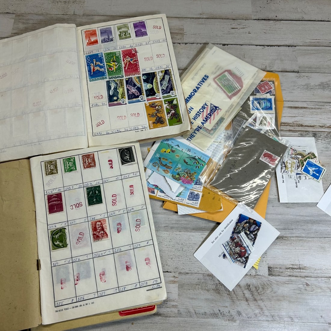Extensive Stamp Collection Lot - Albums, Loose Stamps, & Approvals (1 of 10)