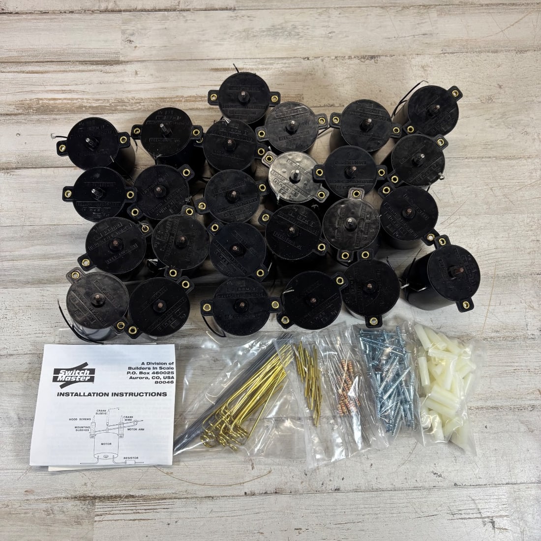 Switch Master Hankscraft Motors Lot of 30+ w/ Instructions & Hardware (1 of 6)