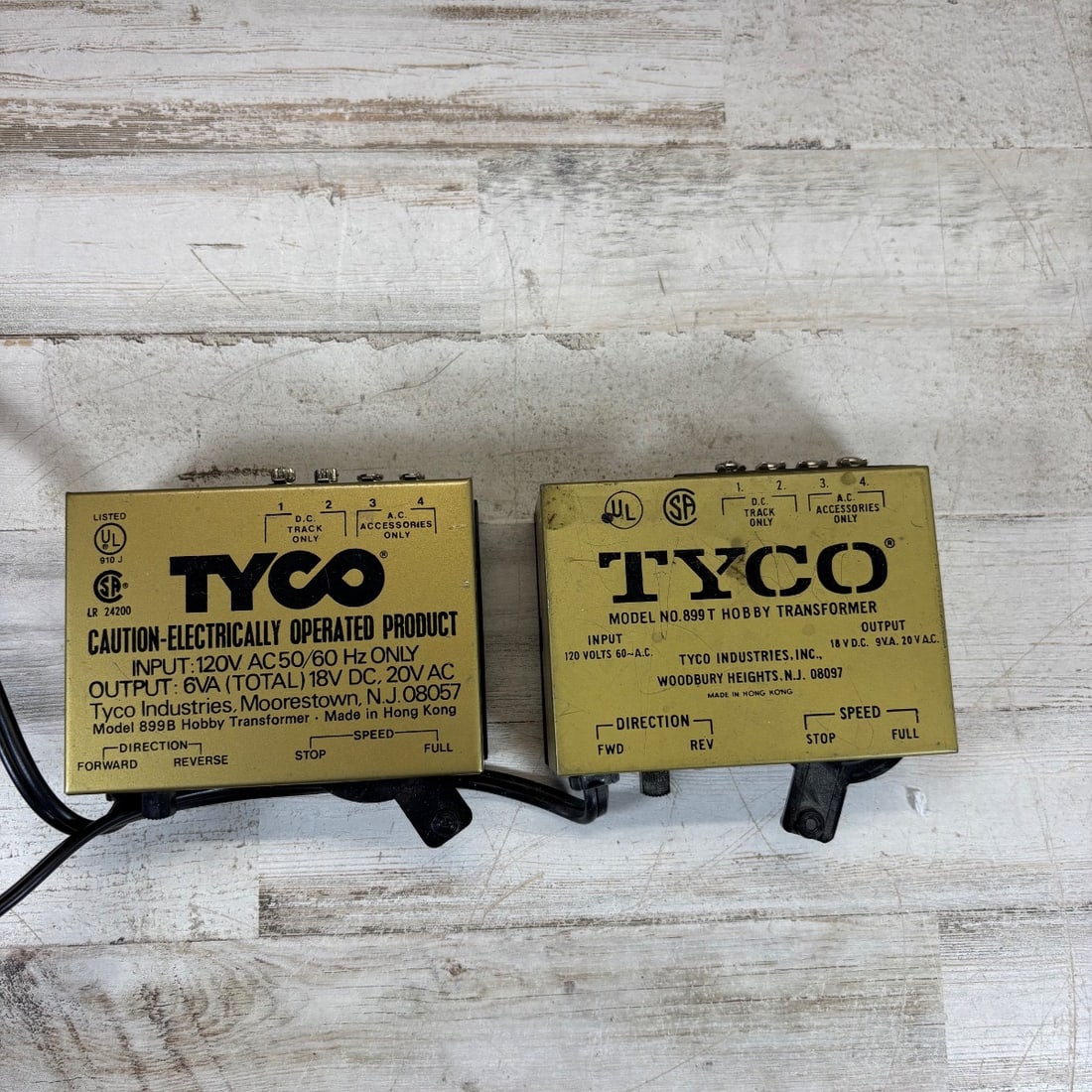 Vintage Tyco Hobby Transformer Lot Model 899B & 899T Train Power Supply (1 of 5)