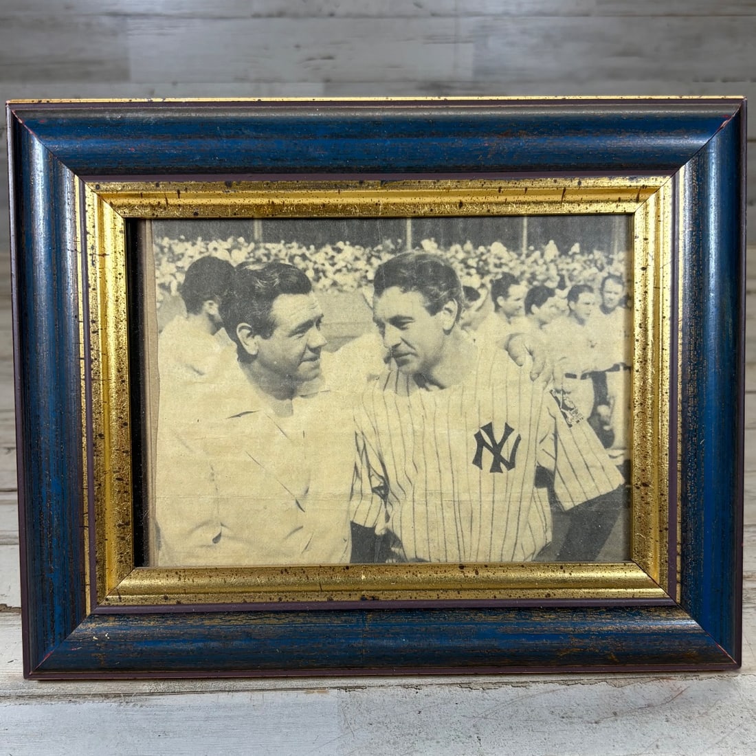 Vintage Babe Ruth & Yogi Berra Photo Framed New York Yankees (1 of 7)