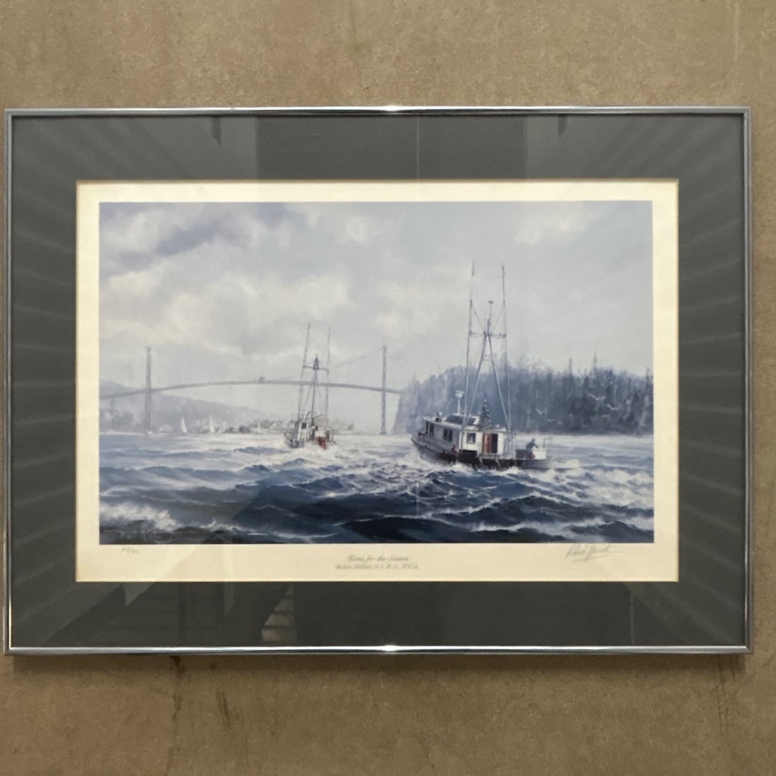 Robert W. McVittie "Home for the Season" Signed Limited Edition Print 209/950 (1 of 10)