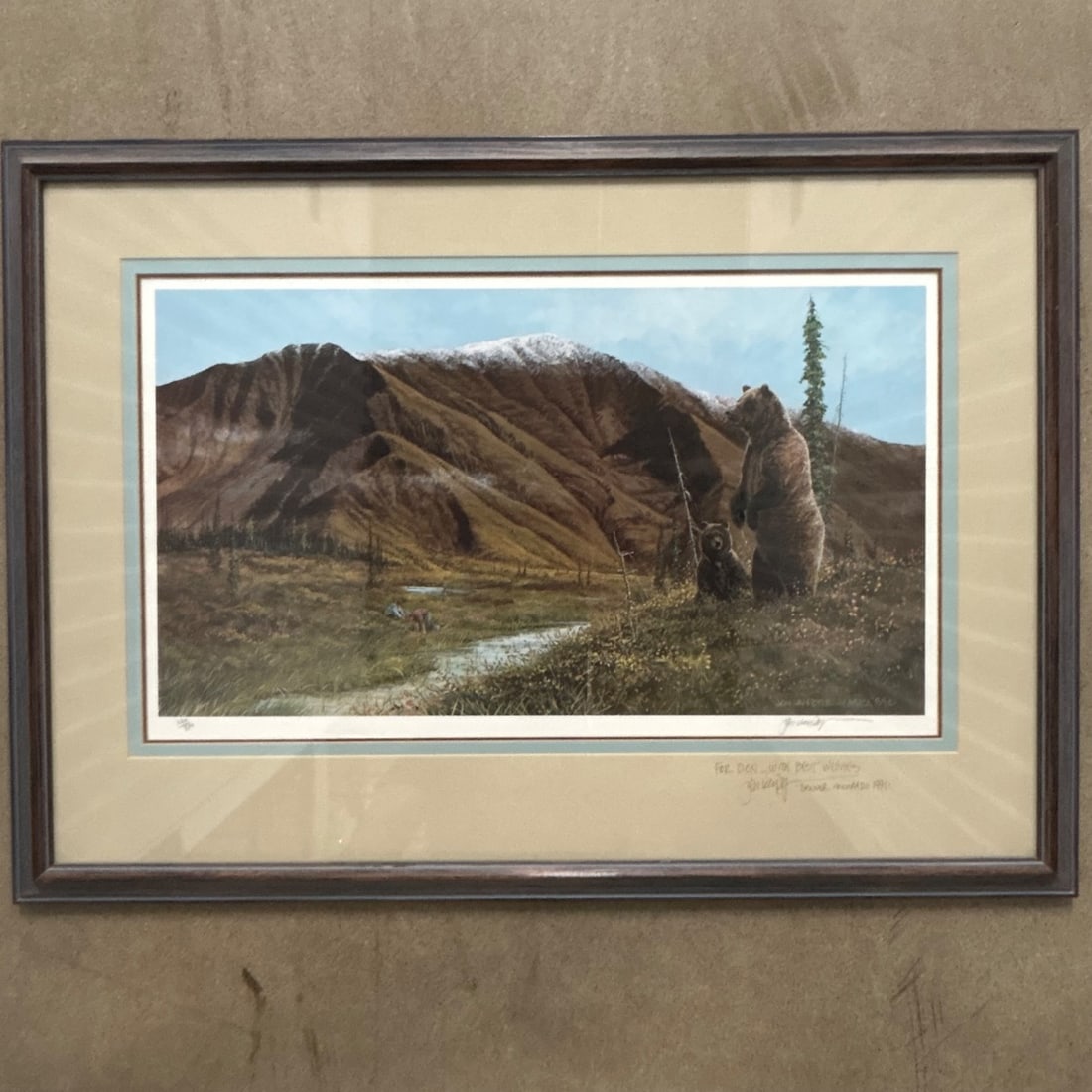 Jon Van Zyle "The Den... With Best Wishes" Signed Limited Edition Print 226/980 (1 of 9)