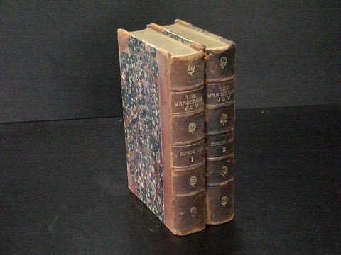 Two volume set: "The Wandering Jew" : Two volume set: "The Wandering Jew" by Eugene Sue, Philadelphia, Henry T. Coates & Co. Volume 1: The Transgression; Volume 2: The Chastisement