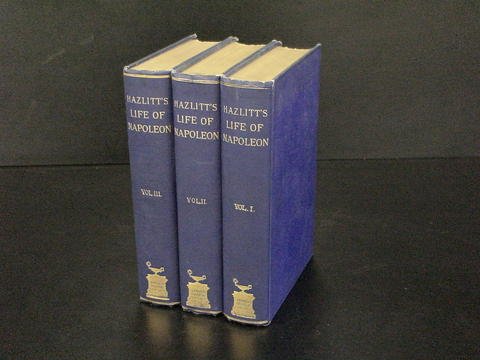 Three volume set: "The Life of Napoleon Buonapart