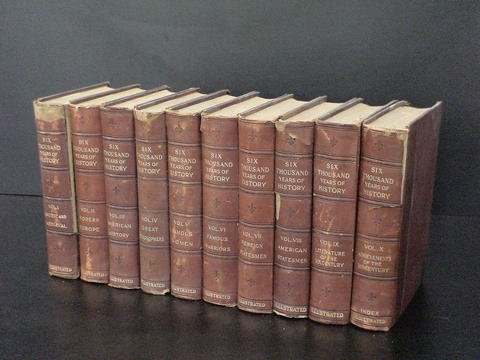 Ten volume set: "Six Thousand Years of History" 