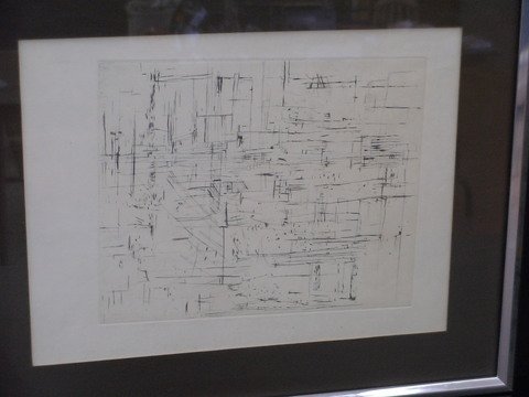 Abstract Print by Maria Elena Vieira Da Silva