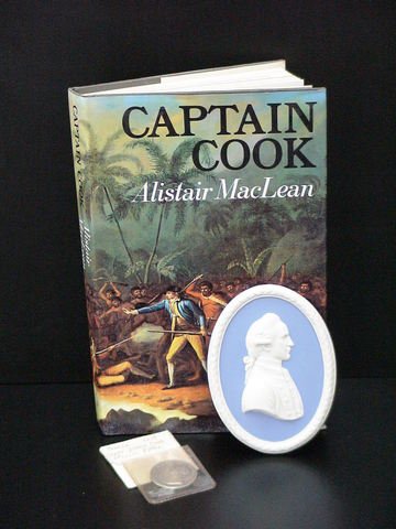 Lot of 3: Wedgwood Blue Cameo of Captain Cook