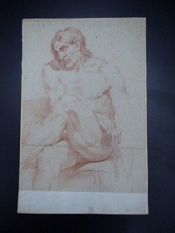 Carlo Maratti, 1625-1713, red chalk on buff paper