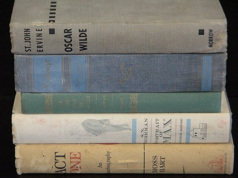 Act One: An Autobiography , Hart, Moss, Random Ho: Act One: An Autobiography , Hart, Moss, Random House, 1959, first printing Portrait of Max: An Intimate Memoir of Sir Max Beerbohm , Behrman, S. N., Random House, 1960, first printing The Last Love of