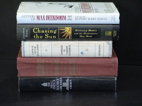 Letters of Max Beerbohn 1892 - 1956 , Hart - Davi: Letters of Max Beerbohn 1892 - 1956 , Hart - Davis, Rupert, edited by, W. W. Norton and Co., Ny - London, 1989, first American edition The Frog Prince: An Autobiography , Girodias, Maurice, Crown Publ