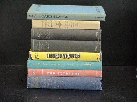 Paris France , Stein, Gertrude, Charles Scribners: Paris France , Stein, Gertrude, Charles Scribners Sons, NY, 1940, Persons and Places, The Background of My Life , Santayana, George, Charles Scribners Sons, NY, 1944, Trot: A Novel of Suspense , Ely, 