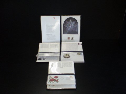 stamps: Lot of 4: The Poetry of Roses first day issue, 1978, The Antarctic Expedition, first day cover, 1978, Benjamin Franklin, a great American Citizen first day cover, 1976, Washington Praying at Valley Fo