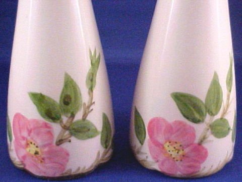 Franciscan Ware Salt & Pepper Dessert Rose - 2