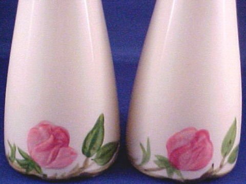 Franciscan Ware Salt & Pepper Dessert Rose - 3