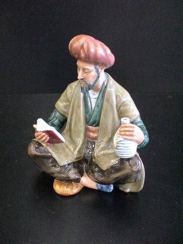 Omar Khayyam marked Royal Doulton England HN 2247: Omar Khayyam marked Royal Doulton England HN 2247 COPR 1964 Doulton & Co Limited, measurements 6.5"H