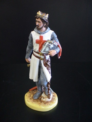 Richard The Lionheart marked Royal Doulton Englan: Richard The Lionheart marked Royal Doulton England HN 3675, 1994 Royal Doulton, measurements 10.5"H