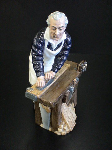 The Carpenter marked Royal Doulton England HN 650: The Carpenter marked Royal Doulton England HN 6504, 1985 Royal Doulton (UK) measurements 8"H