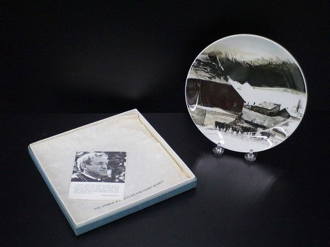 The Andrew Wyeth plate for George Jensen of The K: The Andrew Wyeth plate for George Jensen of The Kuerner Farm 1971,8"D.