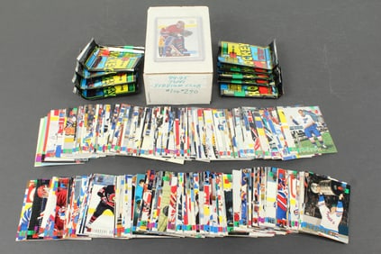1994-95 Topps Stadium Club Hockey Card Set - Complete Plus a Patrick Roy Insert Card on Box