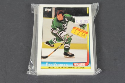 1990-91 Topps Hockey Team Scoring Leaders Insert Card Set - Complete