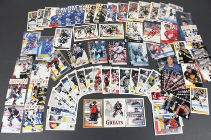 Newer Upper Deck Hockey Cards From Various Years - 81 Total Cards