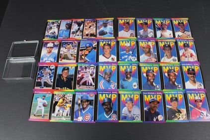 1989 Donruss MVP and Base Set Baseball Cards - 33 Cards Total