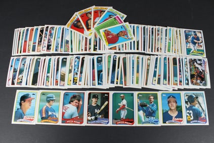 1989 Topps Baseball Cards - 143 Cards Total