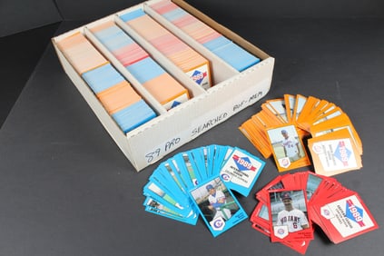 Huge Lot of 1989 ProCards Minor League Baseball Cards in Box - 4236 Cards Total Across 28 Teams