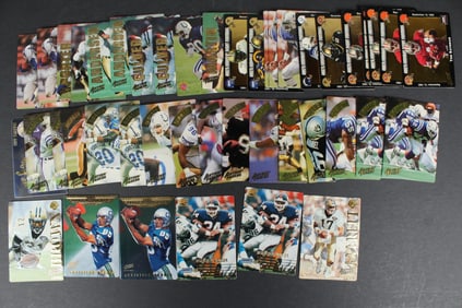 Lot of Hi-Pro Action Packed NFL Football Cards from 1993 - 1995 - 44 Total Cards