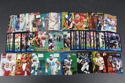 1992-95 Skybox and Classic Games Football Cards - 82 Cards Total