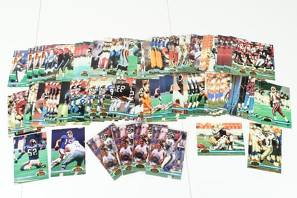 1991 Topps Stadium Club Football Cards - 111 Total Cards
