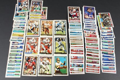 1991 And 1992 Topps Football Cards - 112 Cards Total