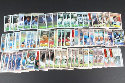 1983 Topps Football Cards - 84 Cards Total