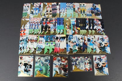 1994 Pinnacle Football Cards With Some Trophy Collection - 122 Total Cards