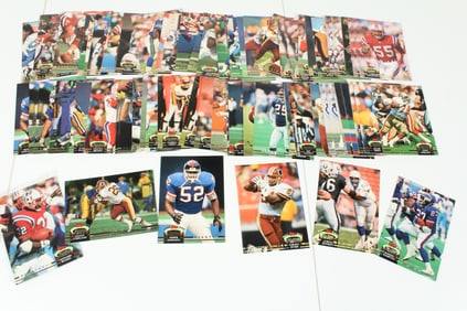 1992 Topps Stadium Club Football Cards - 66 Total Cards