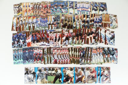 1992 Hi-Pro Action Packed NFL Football Cards With All Madden Team Cards - 137 Total Cards
