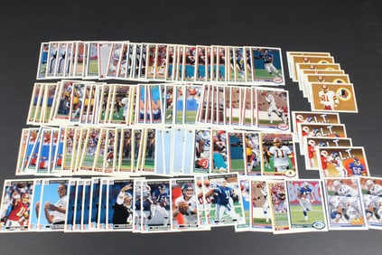 1991 Upper Deck Football Cards With Domino's Quarterbacks and Collector's Choice - 131 Cards Total