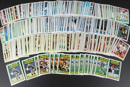 1988 Topps And 1000 Yard Club Football Cards - 288 Cards Total