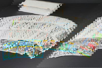 1987 Topps And 1000 Yard Club Football Cards (With Walter Payton) - 550 Cards Total