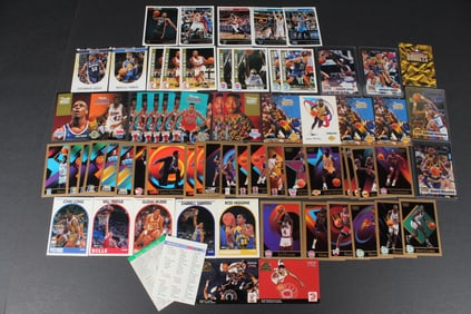 Lot of Skybox and NBA Hoops Basketball Cards From Various Years - 68 Cards Total