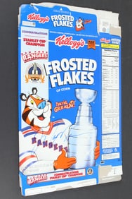 Autographed New York Rangers Mark Messier Frosted Flakes Stanley Cup Champions Box